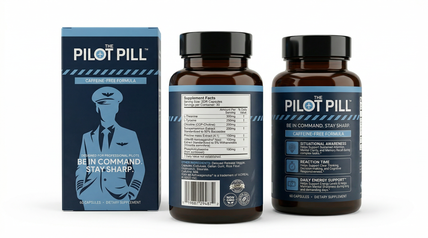 The Pilot Pill™ Caffeine-Free